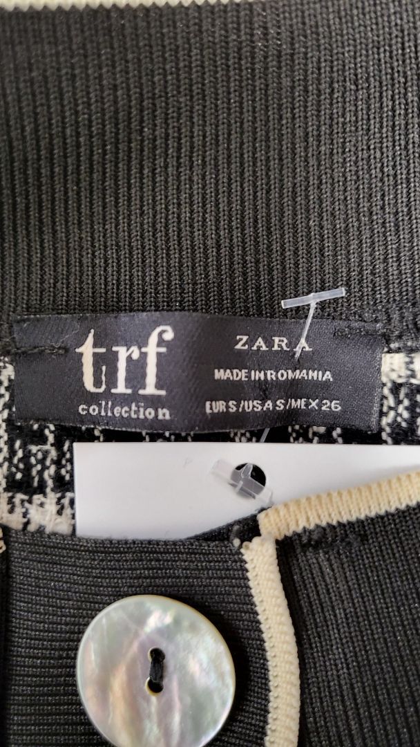 Zara Check Textured Top (10)