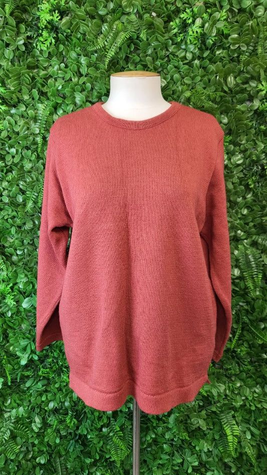 Quality Knitwear Terracotta Woollen Knit (14)