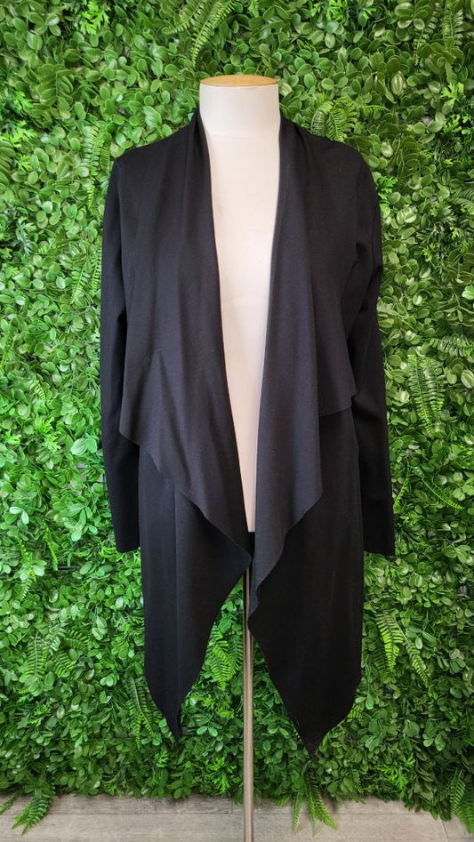 Saba Black Draped Open Jacket (12)