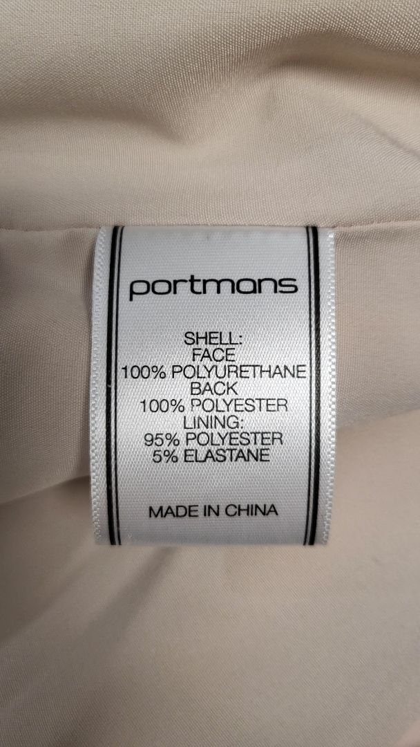 Portmans Blush PU Blazer NEW (12)