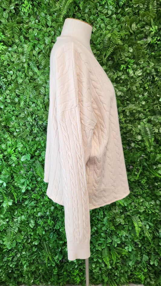 Eb & Ive Cream Cable Knit (12-14)