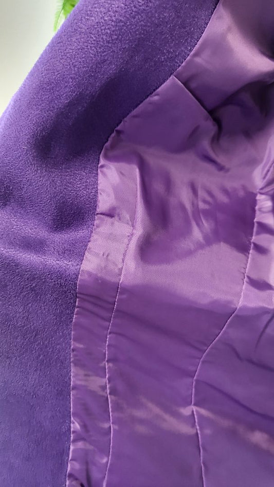 Stitches Australia Purple Faux Suede Jacket (10)