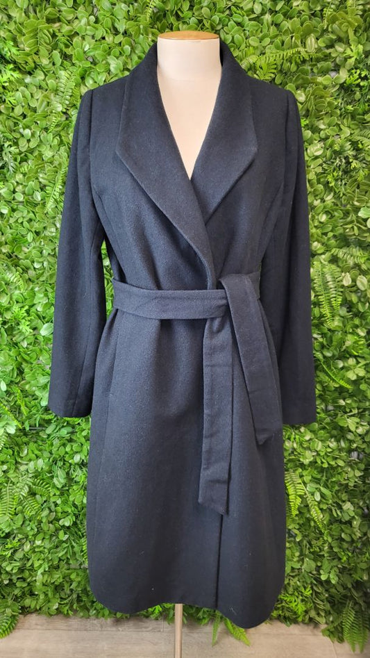 Max Petrol Blue Wool Blend Coat (10)