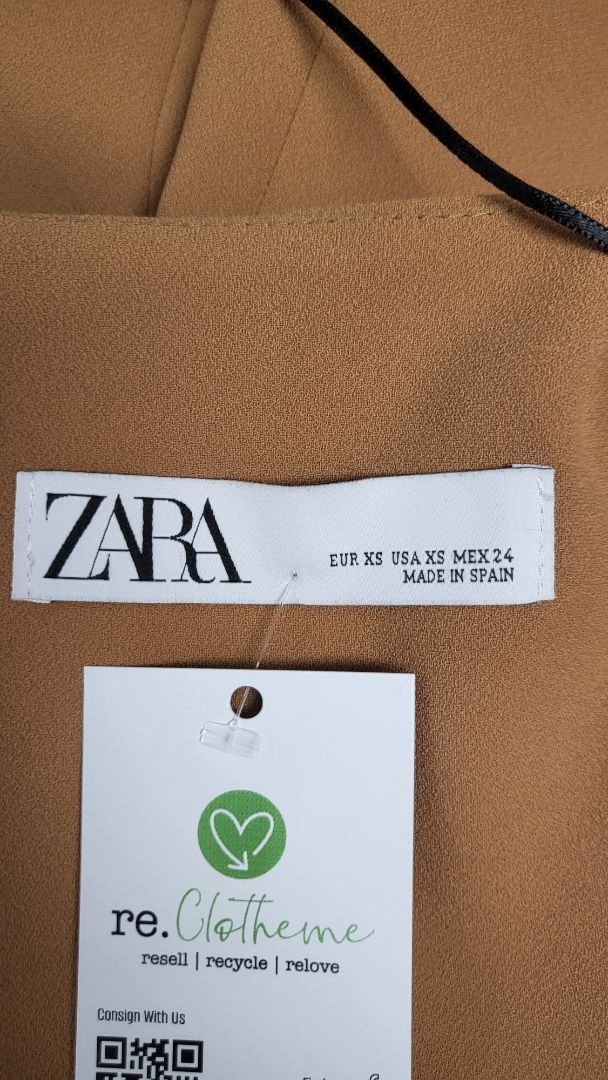 Zara Tan Open Blazer (8-10)