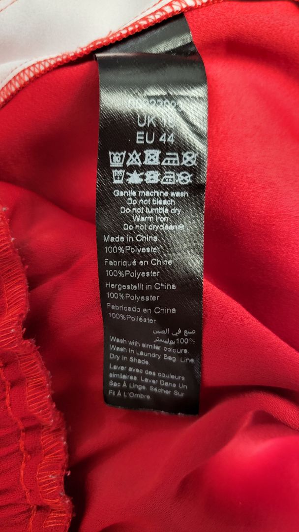 City Chic Red Wide Leg Pant (16)