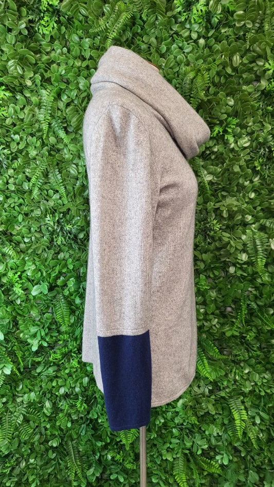 Terra Blu Grey Cowl Neck Knit (10)