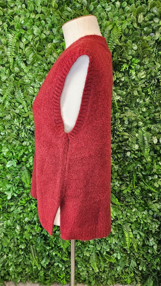 Foil Paprika Knit Vest (10-12)