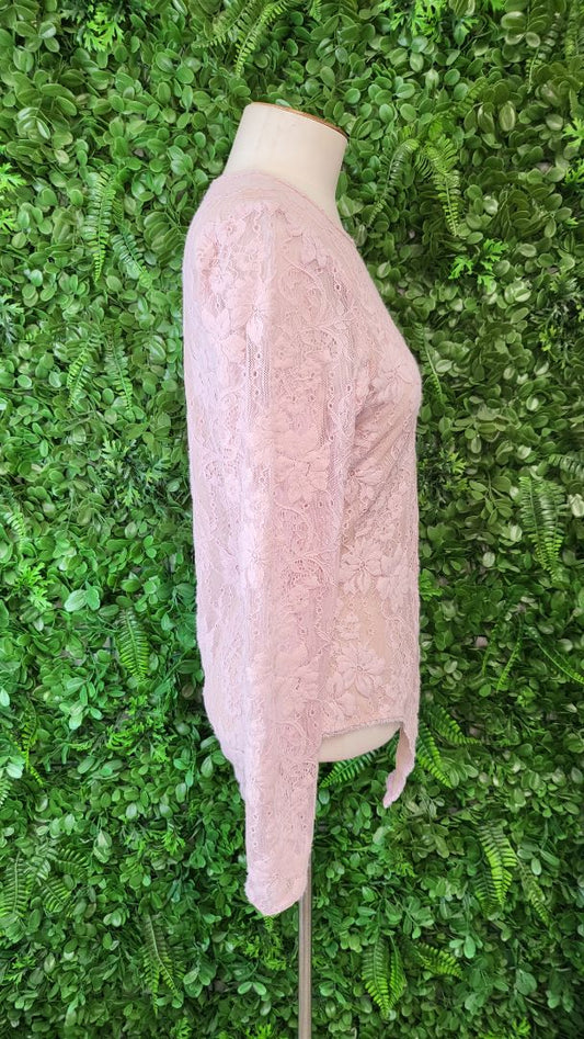 Zimmerman Pink Lace Bodysuit (12-14)
