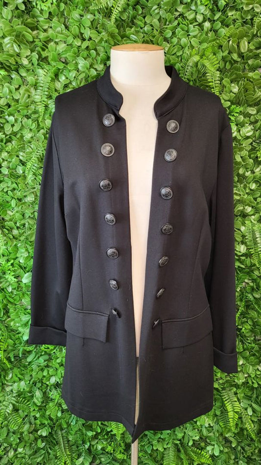 Betty Basics Black Military Jacket (12)