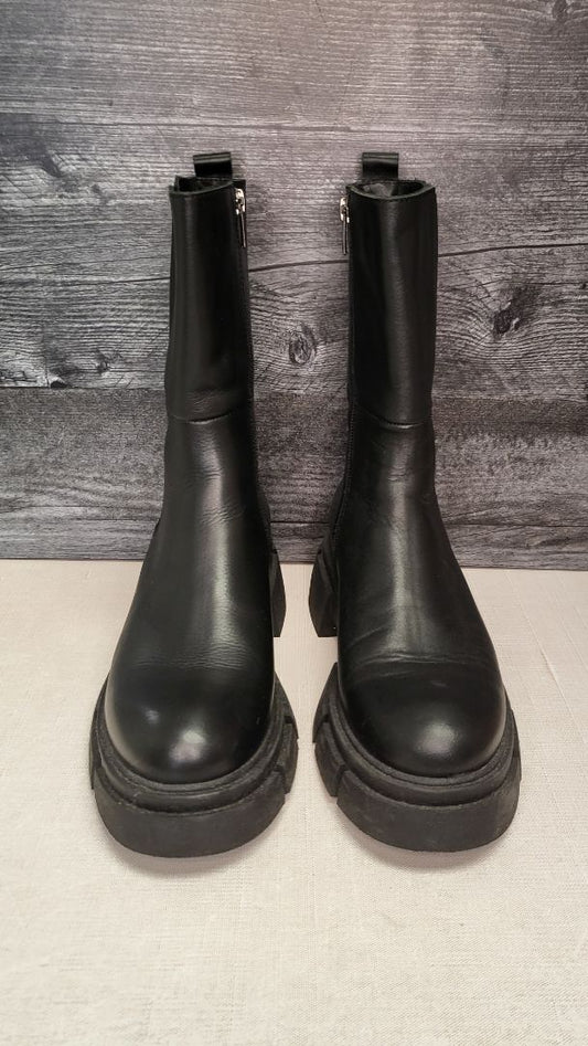 Sempre Black Laila Chelsea Boots (37)