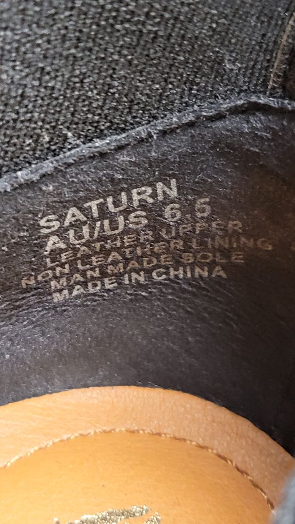 Hush Puppies Black Saturn Ankle Boot (6.5)