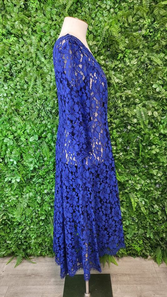 Annah Stretton Cobalt Blue Lace Ocassion Dress (14)