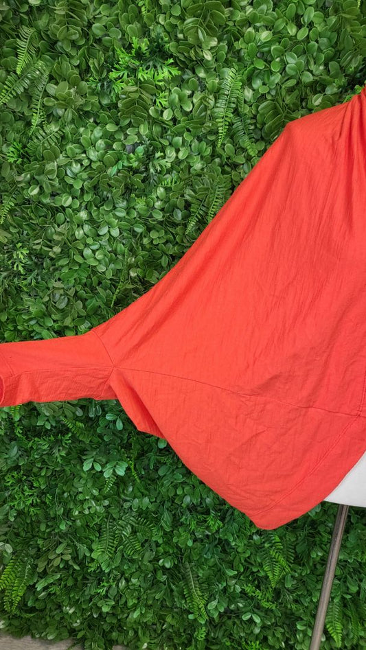 OBR Orange Merino Shrug (OSFM)