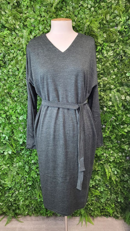 Untouched World Moss Green Merino Dress (10)