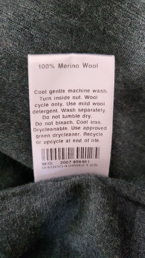 Untouched World Moss Green Merino Dress (10)