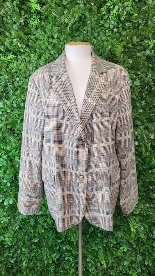 Curate Check Prep School Perfect Jacket (18)