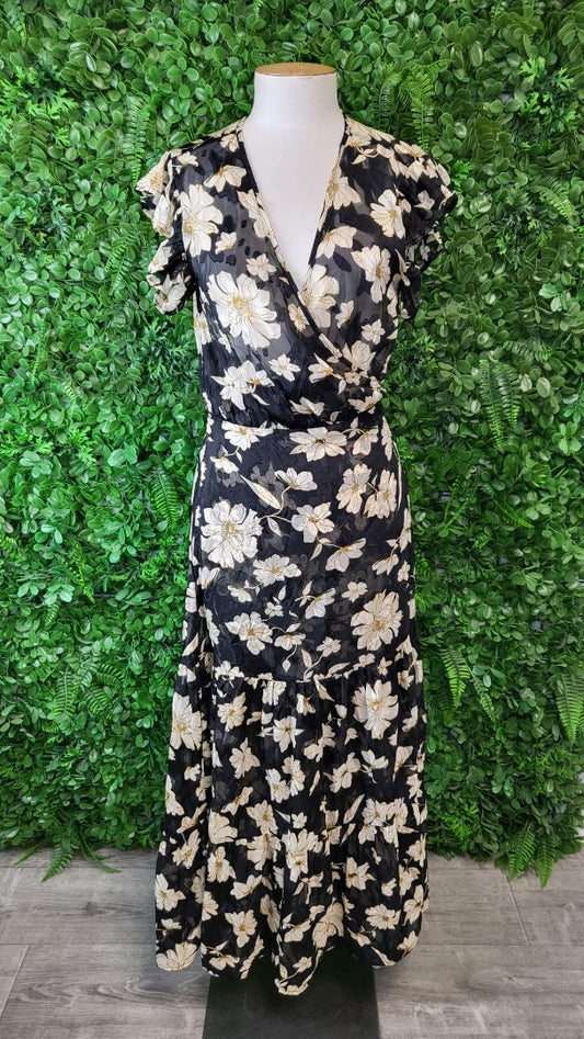 Drama The Label Print Wrap Dress (10)