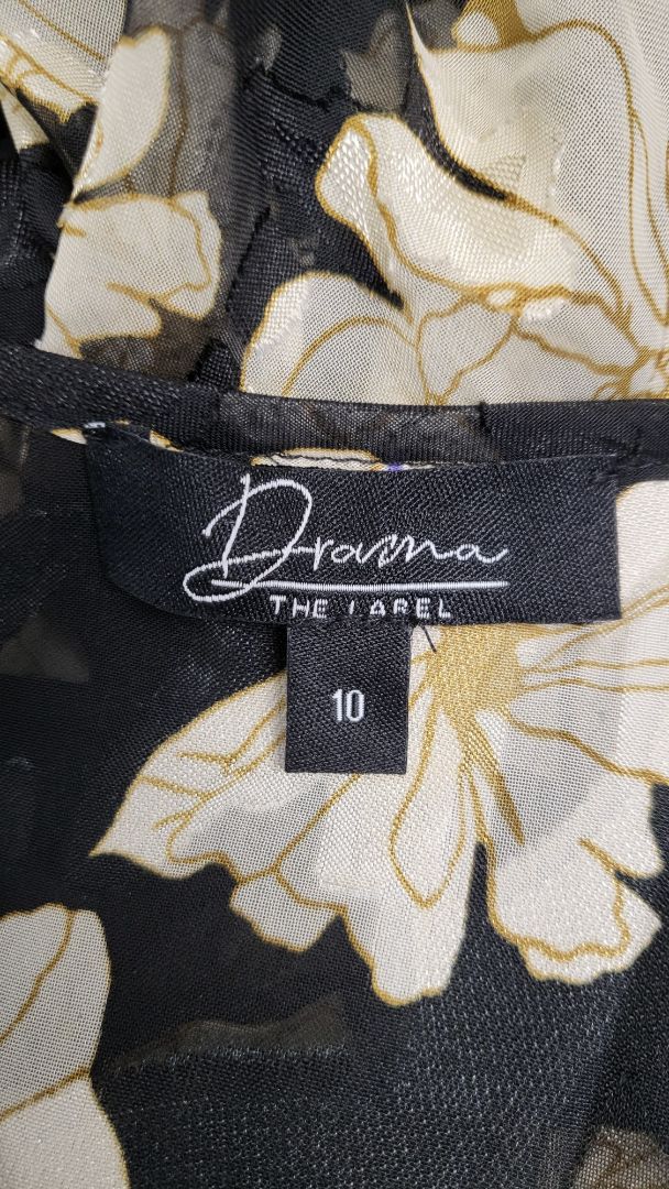 Drama The Label Print Wrap Dress (10)