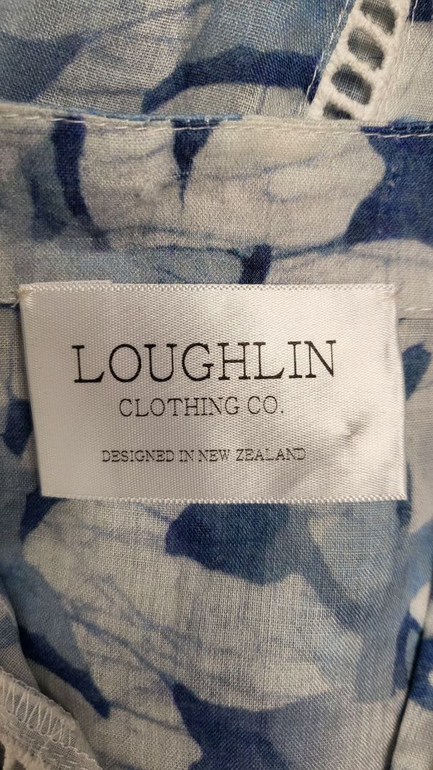 Loughlin Blue Pattern Blouse (12-14)