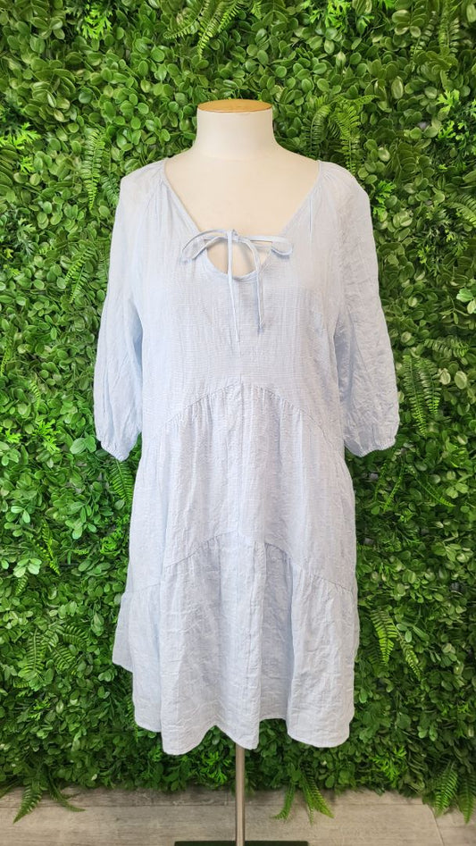 Drama The Label Blue Babydoll Dress (10)