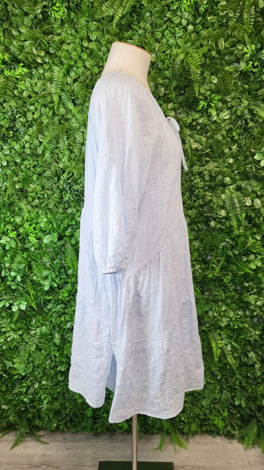Drama The Label Blue Babydoll Dress (10)