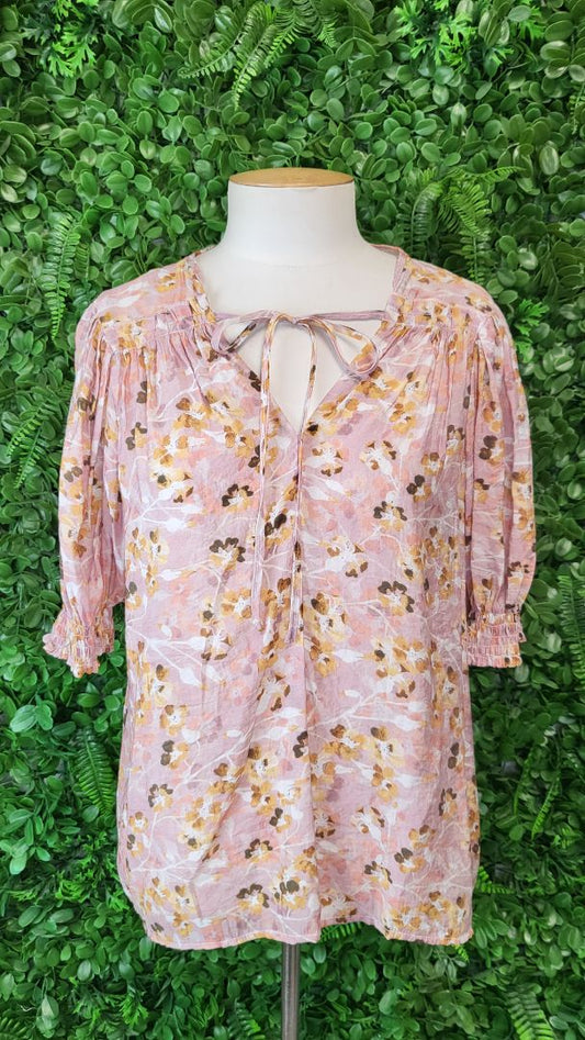 Drama The Label Floral Puff Sleeve Top (10)