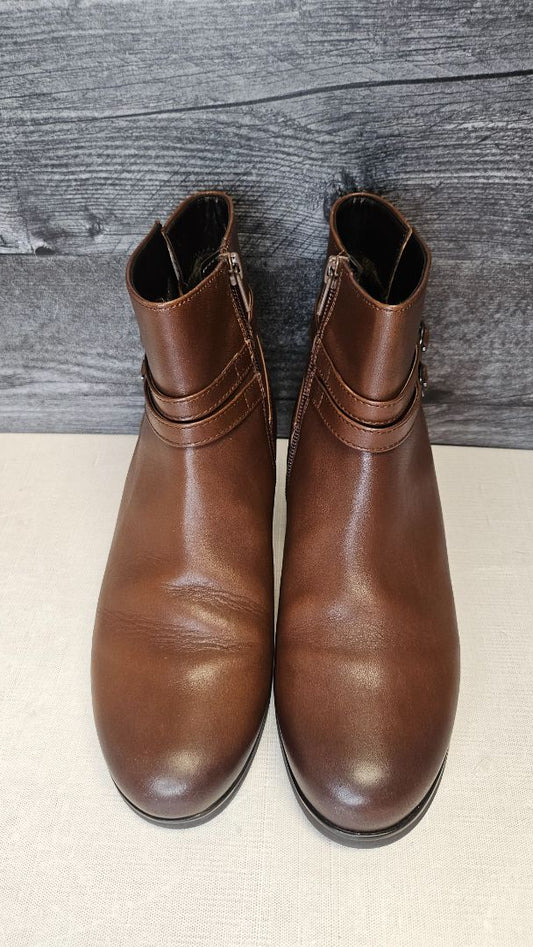 Gabor Chestnut Leather Boots (38)