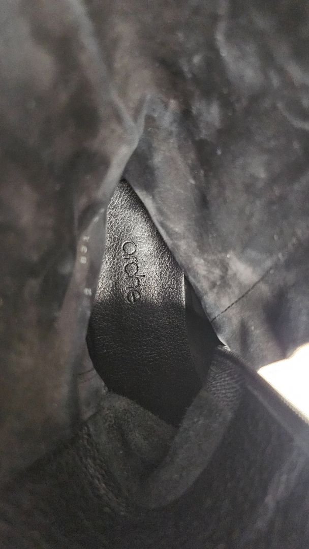 Arche Black Leather Boot (38)
