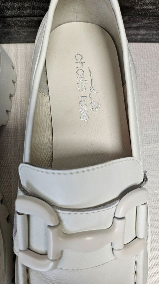 Charlie Rose White Chunky Loafer (37)