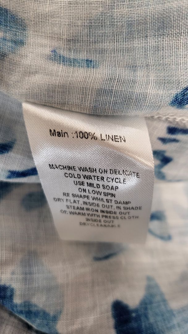 Loughlin Blue Linen Dress (14-16)
