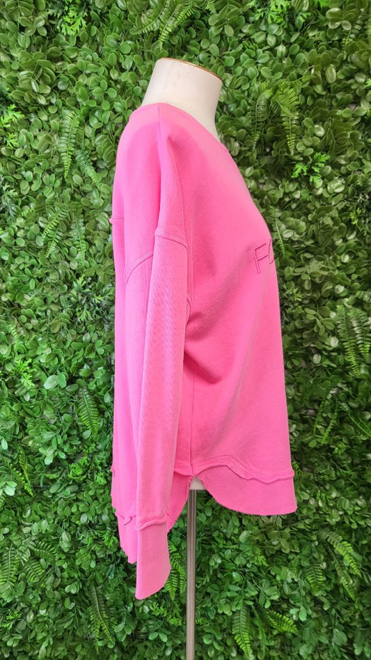 Foxwood Pink Logo Sweat (10)