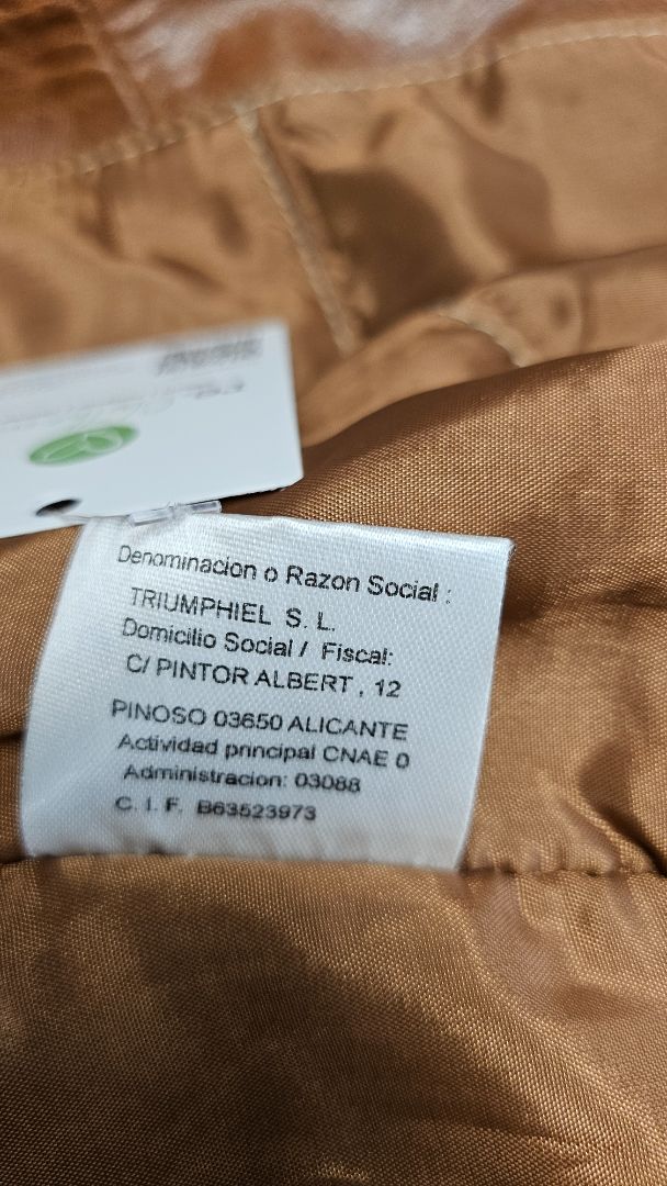 Unknown Tan Vintage Leather Jacket (10-12)