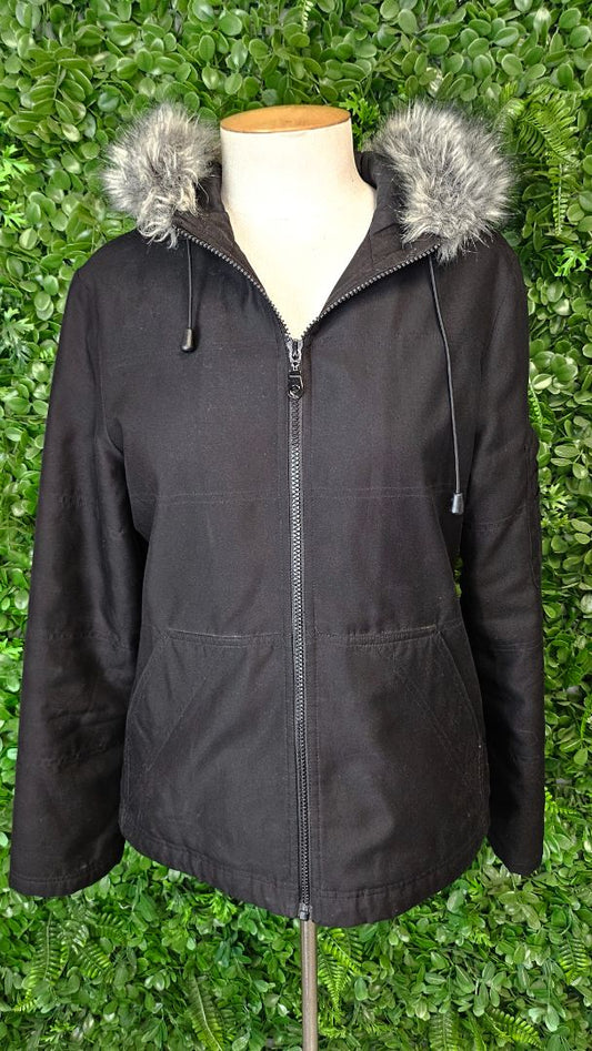 Fdi Black Fur Trim Jacket (12)