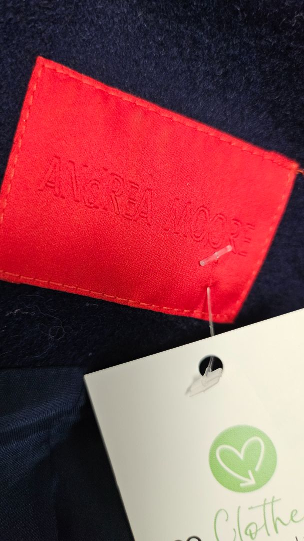 Andrea Moore Navy Wool & Cashmere Jacket (10)