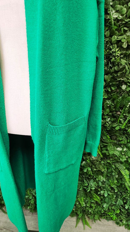 Bee Madison Green Longline Cardigan (18-20)