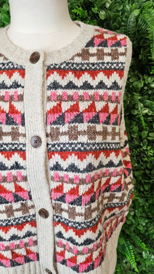 Seasalt Cornwall Print Dawson Pick Wool Vest (14)