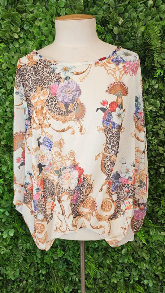 Ivyblu Print Oversized Top (10-12)