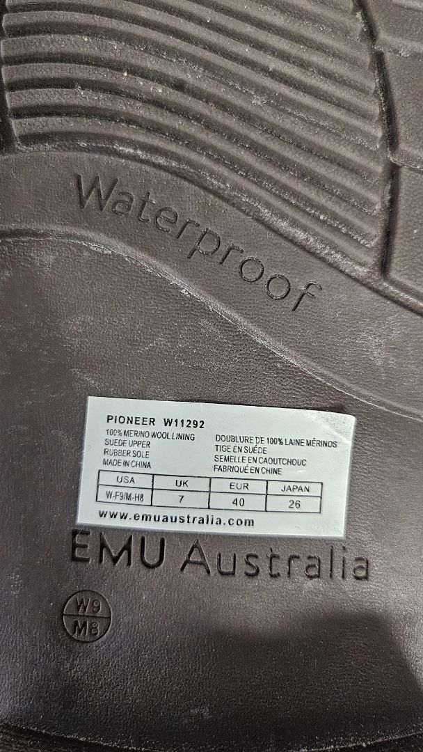 Emu Tan Pioneer Boot (40)
