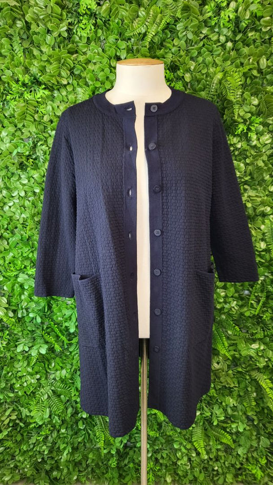 Holy Chic Navy Swing Cardi (16)