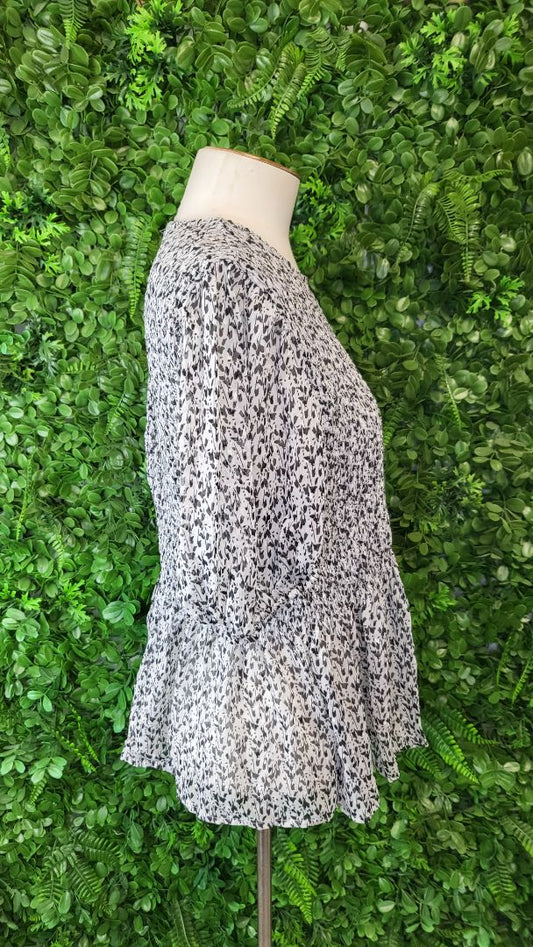 Billie The Label Pattern Shirred Top (16)