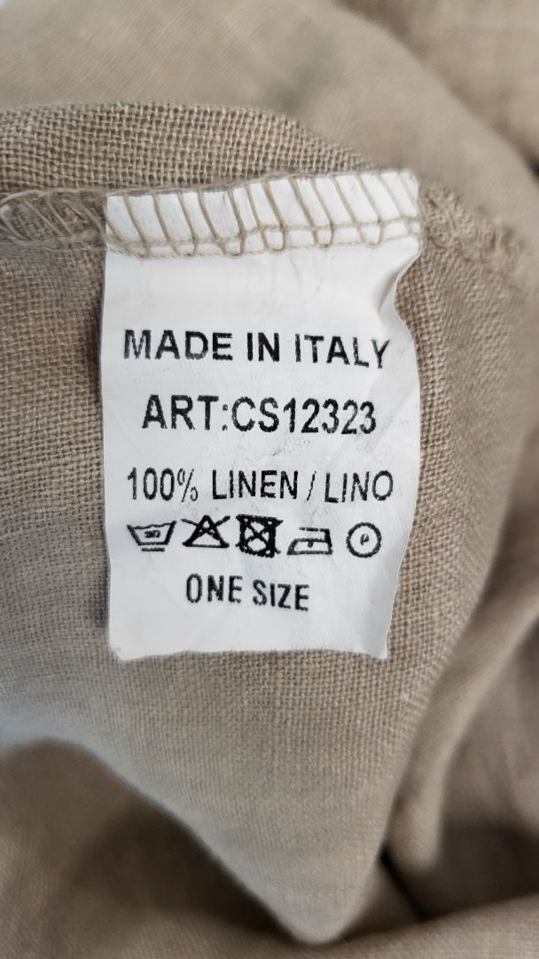 Donna Donna Natural Linen Dress (16)