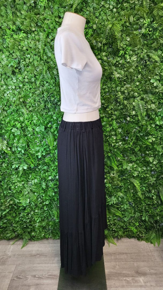 Lemon Tree Black Tier Skirt (12)