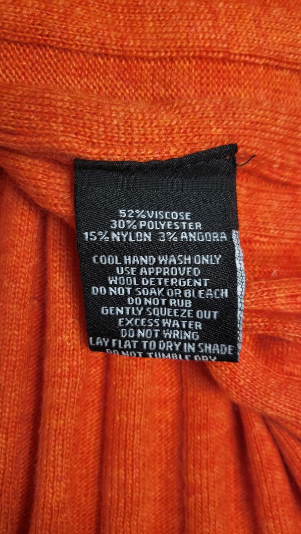 Vassalli Tangerine Ribbed Knit (16-18)
