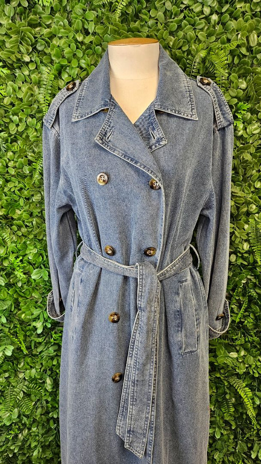 Isle of Mine Blue Denim Trench (10)