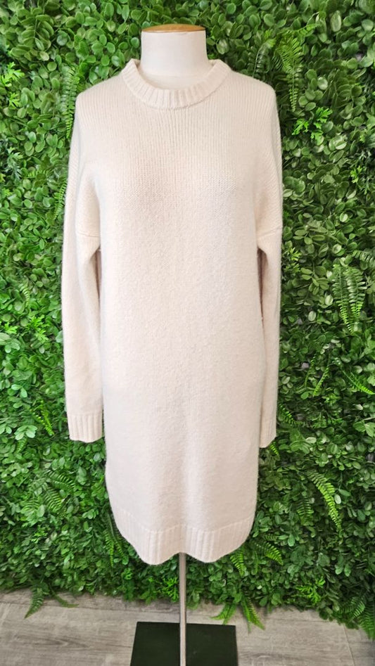 Joseph Cream Cashmere Knit Dress (10)