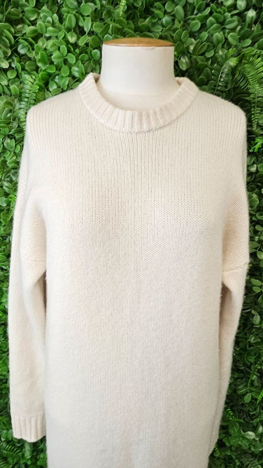 Joseph Cream Cashmere Knit Dress (10)