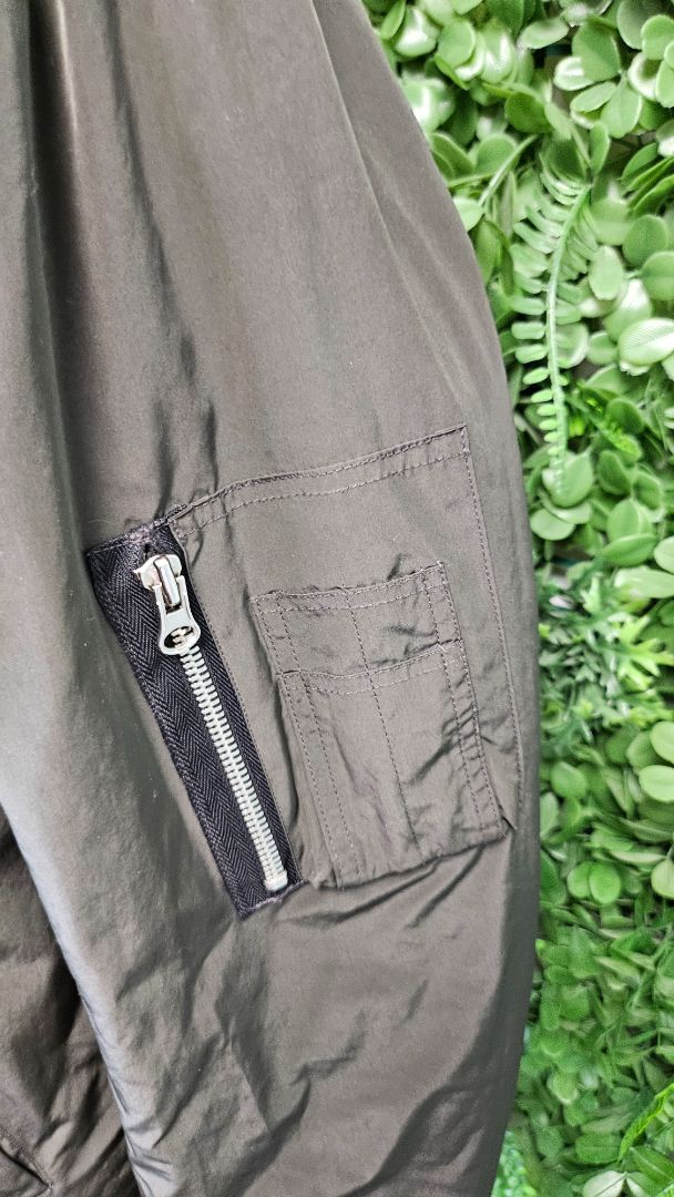 Night Swimming Navy/Khaki Quilted Rev Jacket (10-12)