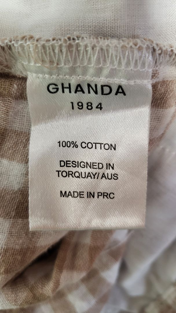 Ghanda Check Wide Leg Pant (12)