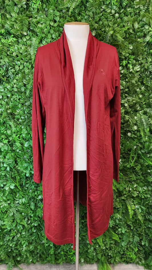 Glowing Sky Paprika Merino Knit Cardi (8-10)