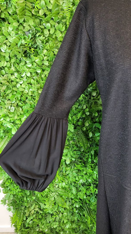 Golden Black Merino Dress (12)
